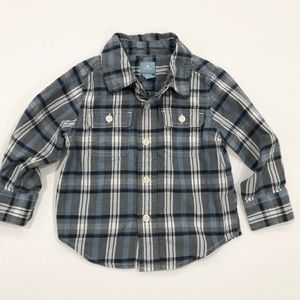 Gap plaid button up